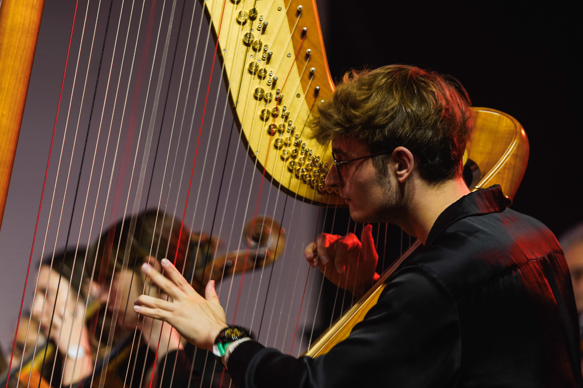 Récital en salle avec orchestre